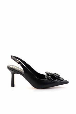 Siyah  Kadın Klasik Topuklu Ayakkabı K01188202709