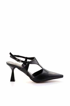 Siyah  Kadın Klasik Topuklu Ayakkabı K01188206209
