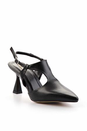 Siyah  Kadın Klasik Topuklu Ayakkabı K01188206209