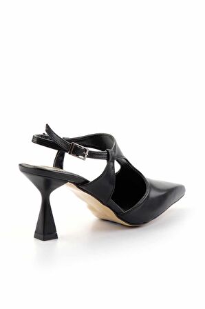 Siyah  Kadın Klasik Topuklu Ayakkabı K01188206209