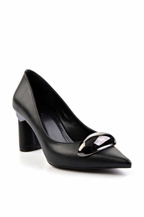 Siyah  Kadın Klasik Topuklu Ayakkabı K01188053009
