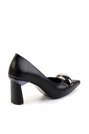 Siyah  Kadın Klasik Topuklu Ayakkabı K01188053009