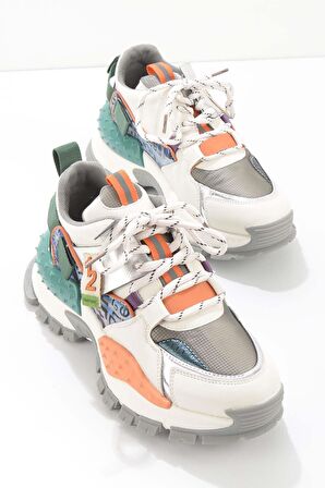 Yeşil   Kadın Sneaker K01185317309