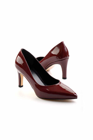 Bordo  Kadın Klasik Topuklu Ayakkabı K01188140008