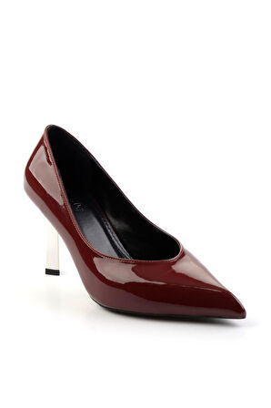 Bordo  Kadın Klasik Topuklu Ayakkabı K01188051108