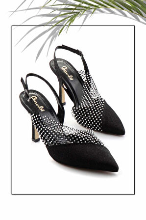 Siyah  Kadın Abiye Ayakkabı K01188209204