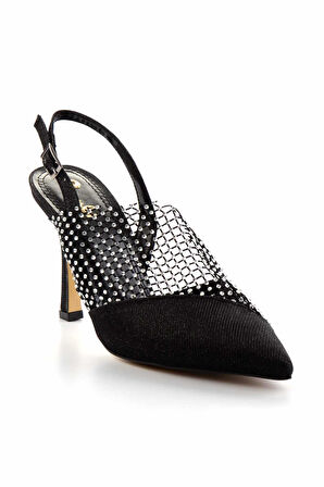 Siyah  Kadın Abiye Ayakkabı K01188209204