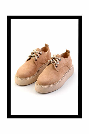 Camel Süet  Kadın Casual Ayakkabı K01192181002