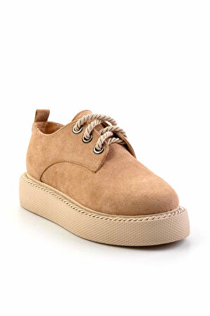 Camel Süet  Kadın Casual Ayakkabı K01192181002