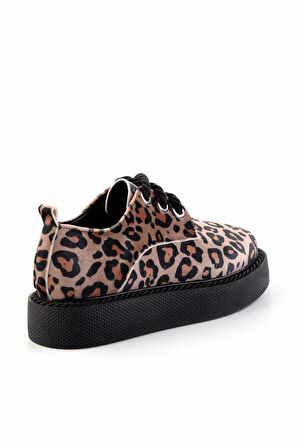 Leopar Süet  Kadın Casual Ayakkabı K01192181002