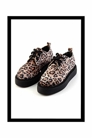Leopar Süet  Kadın Casual Ayakkabı K01192181002
