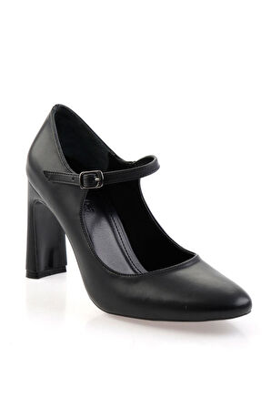 Siyah  Kadın Klasik Topuklu Ayakkabı K01209160509