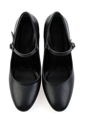 Siyah  Kadın Klasik Topuklu Ayakkabı K01209160509