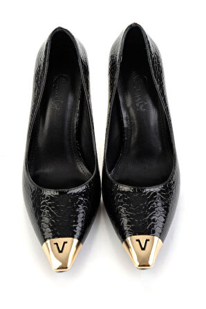 Siyah  Kadın Abiye Ayakkabı K01209410511