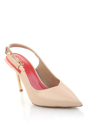 Bej  Kadın Abiye Ayakkabı K01209111109