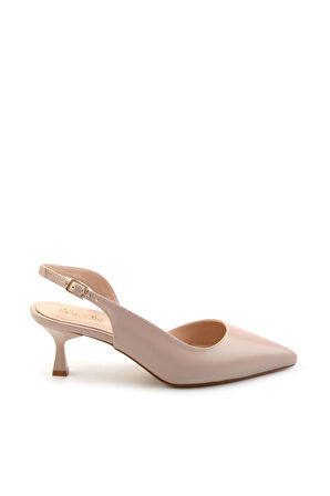 Bej  Kadın Klasik Topuklu Ayakkabı K01209192509