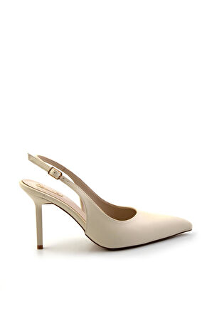 Bej  Kadın Klasik Topuklu Ayakkabı K01209510009