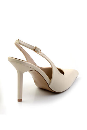 Bej  Kadın Klasik Topuklu Ayakkabı K01209510009