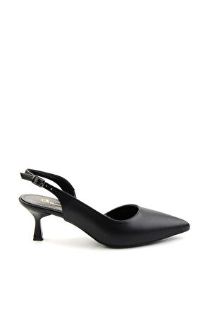 Siyah  Kadın Klasik Topuklu Ayakkabı K01209192509