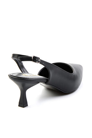 Siyah  Kadın Klasik Topuklu Ayakkabı K01209192509