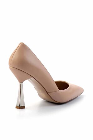 Nude  Kadın Klasik Topuklu Ayakkabı K01209052509
