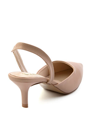 Nude  Kadın Klasik Topuklu Ayakkabı K01209310509