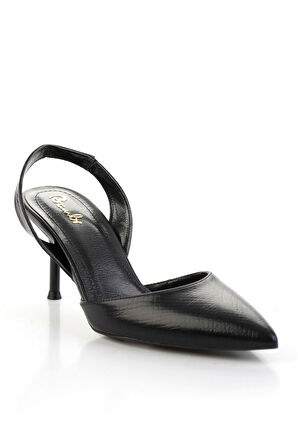 Siyah  Kadın Klasik Topuklu Ayakkabı K01209041007