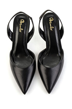 Siyah  Kadın Klasik Topuklu Ayakkabı K01209041007