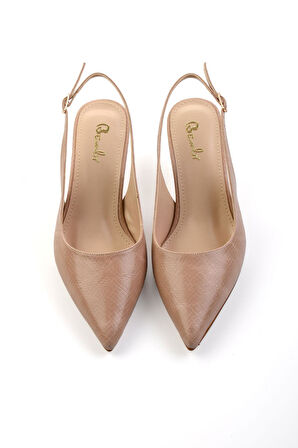 Bej  Kadın Klasik Topuklu Ayakkabı K01209076207