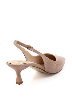 Bej  Kadın Klasik Topuklu Ayakkabı K01209076207
