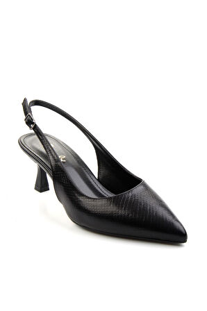 Siyah  Kadın Klasik Topuklu Ayakkabı K01209076207