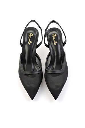 Siyah  Kadın Klasik Topuklu Ayakkabı K01209310522