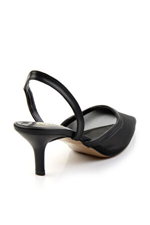 Siyah  Kadın Klasik Topuklu Ayakkabı K01209310522