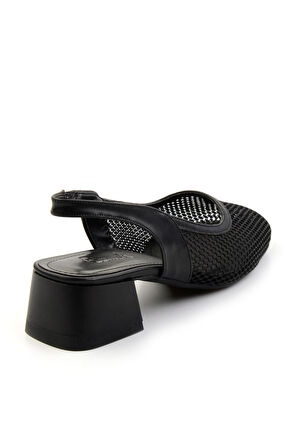 Siyah  Kadın Klasik Topuklu Ayakkabı K01213105722