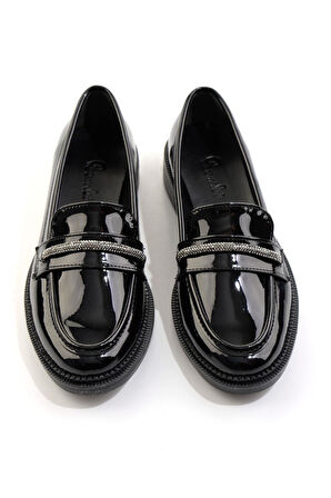 Siyah  Kadın Loafer Ayakkabı K01216100398