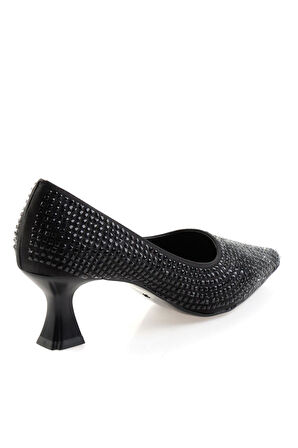 Siyah  Kadın Abiye Ayakkabı K01213035287