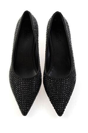 Siyah  Kadın Abiye Ayakkabı K01213035287