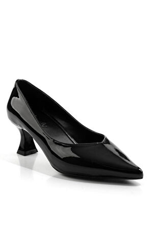 Siyah  Kadın Klasik Topuklu Ayakkabı K01213035498