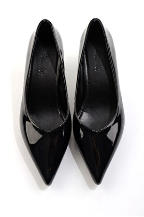 Siyah  Kadın Klasik Topuklu Ayakkabı K01213035498