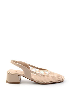 Bej  Kadın Klasik Topuklu Ayakkabı K01213105722