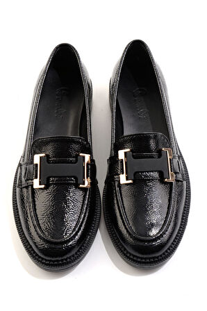 Siyah  Kadın Loafer Ayakkabı K01216100012