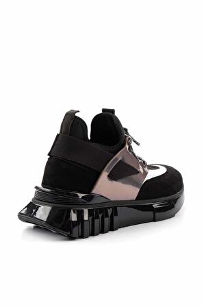 Siyah Süet  Kadın Sneaker K01212200002