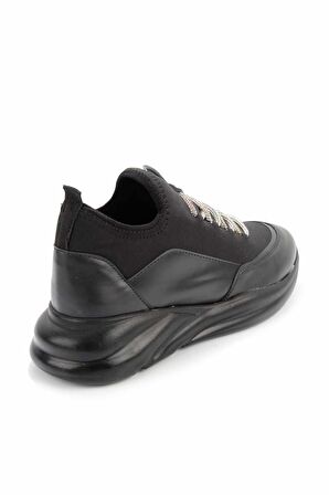 Bambi Siyah Açma  Kadın Sneaker K01212021514