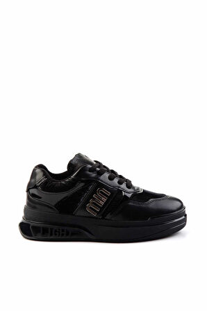 Siyah Paraşüt  Kadın Sneaker K01212042067