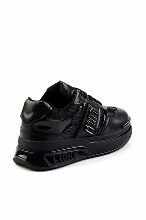 Siyah Paraşüt  Kadın Sneaker K01212042067