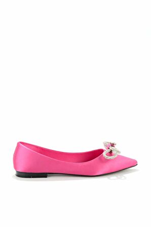 Bambi Fusya Saten  Kadın Klasik Topuklu Ayakkabi K01211500738