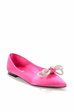 Bambi Fusya Saten  Kadın Klasik Topuklu Ayakkabi K01211500738