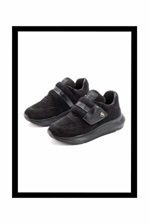 Siyah Süet  Kadın Sneaker K01228650302