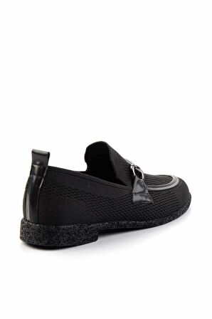 Siyah Triko  Kadın Loafer Ayakkabı K01225020382
