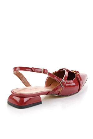 Bordo  Kadın Klasik Topuklu Ayakkabı K01226015408